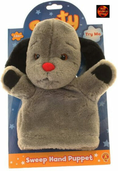 Sweep Soft Plush Toy Hand Puppet by Golden Bear with squeaker