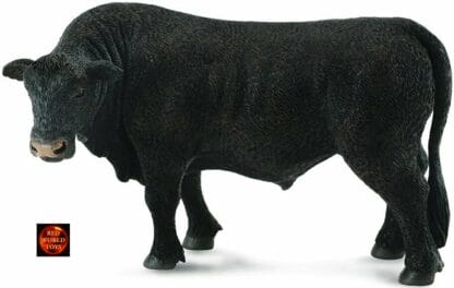 Black Angus Bull Cattle Farm Model Figure by CollectA 88507